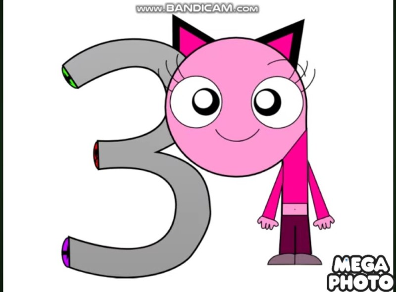 Create meme: kartun network pink cat, cartoon network TV channel, numbers