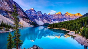 Создать мем: banff national park, осень вода, красивые горы