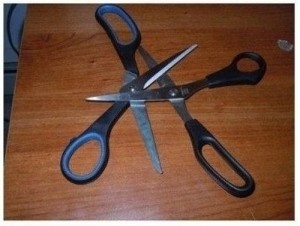 Create meme: pinking shears, scissors kitchen, scissors open