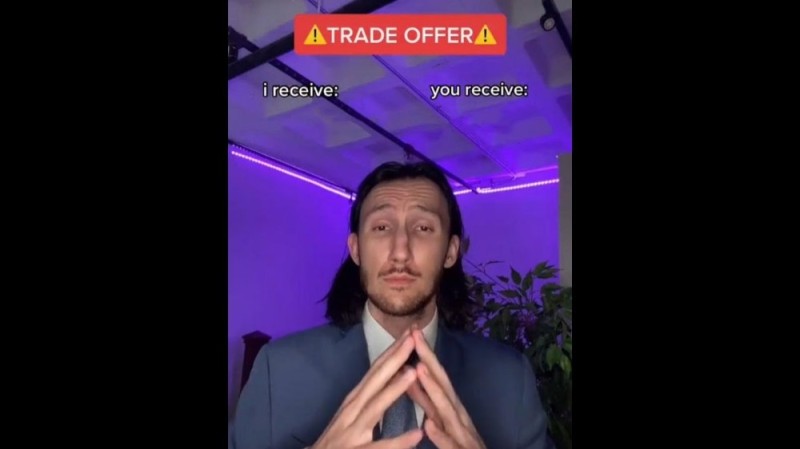 Создать мем: канал телеграм, trade offer template, twitch.tv