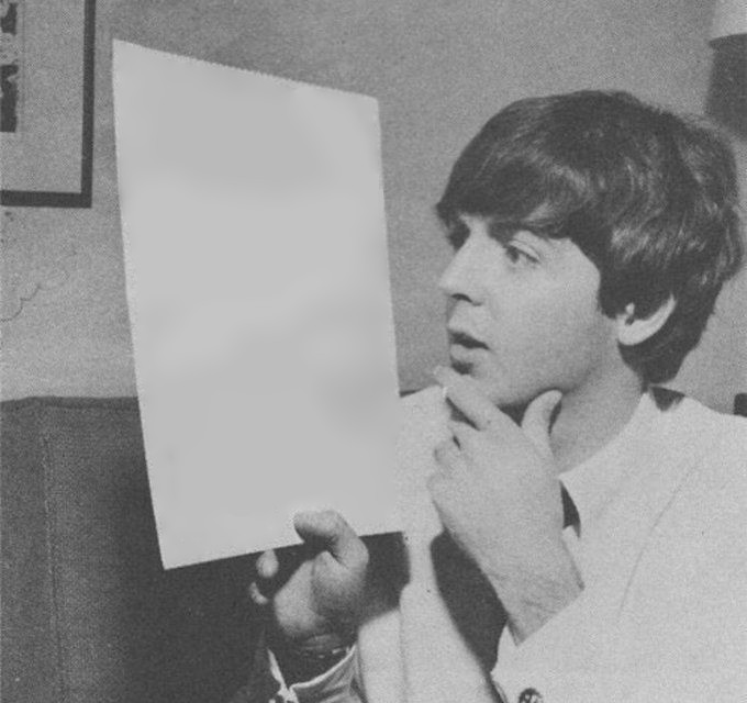 Create meme: John Lennon , the Beatles Paul McCartney, Paul McCartney 
