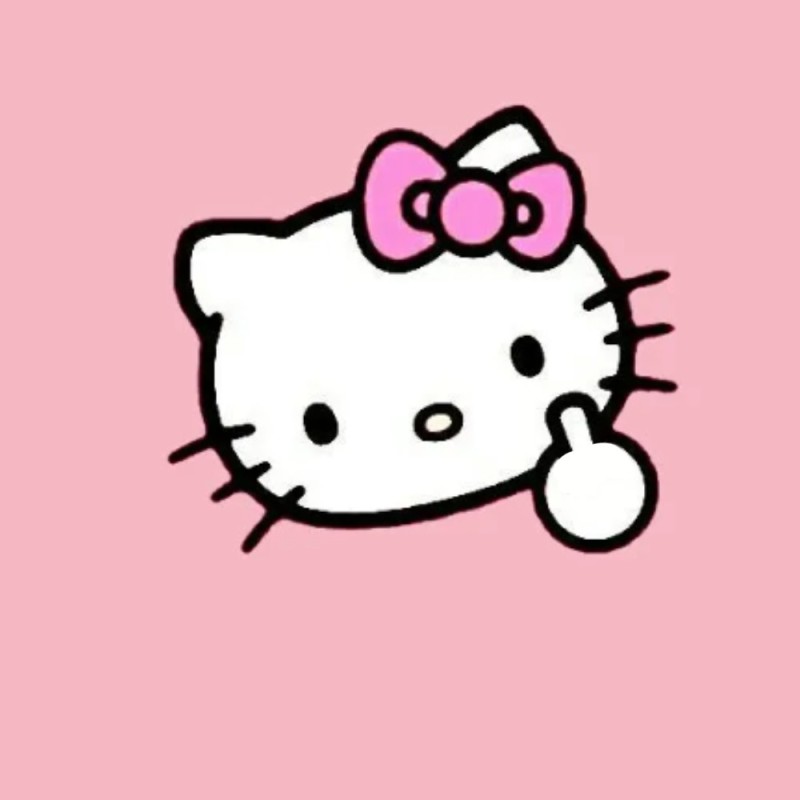 Create meme: kitty , hello kitty, hello kitty with a fak