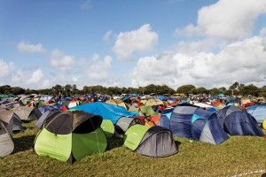 Create meme: tent camp site festival, tent city, camping festival