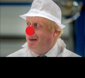 Create meme: boris johnson, clown, Boris-olive