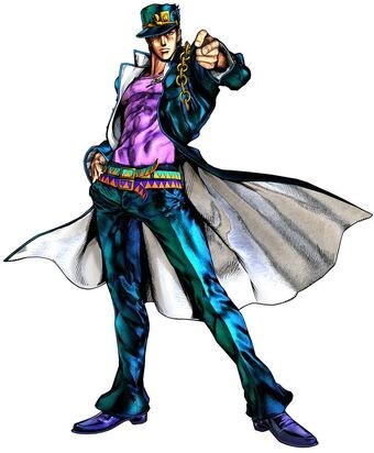 Create meme: jojo kujo jotaro, jojo poses by jotaro cujo, jotaro, cujo 