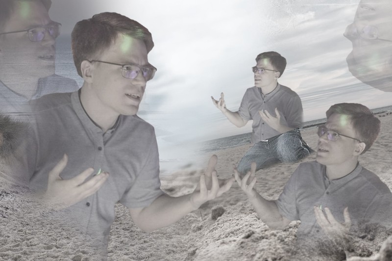 Create meme: yushan kirill, meme man with sand, male 