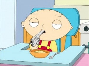 Create meme: Stewie Griffin wants to kill himself