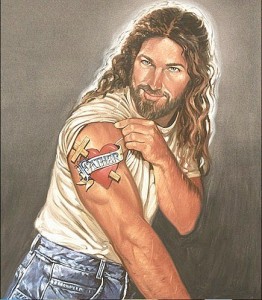 Create meme: Jesus Christ art modern, Christ rocker, Jesus the rock star