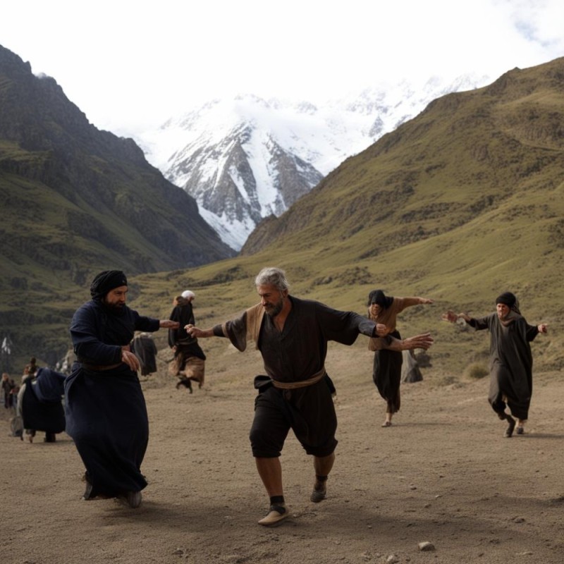 Create meme: girl , Tibet monks, Tibetan dancing