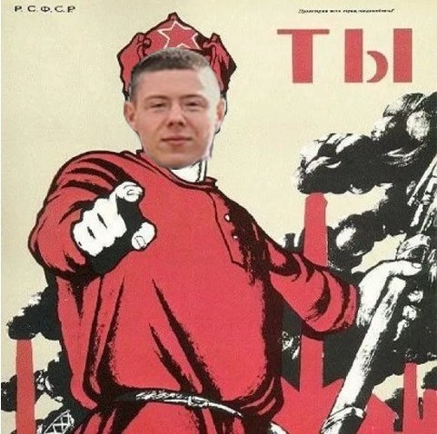 Create meme: and you voted poster, You're a poster, poster and you joined the red army
