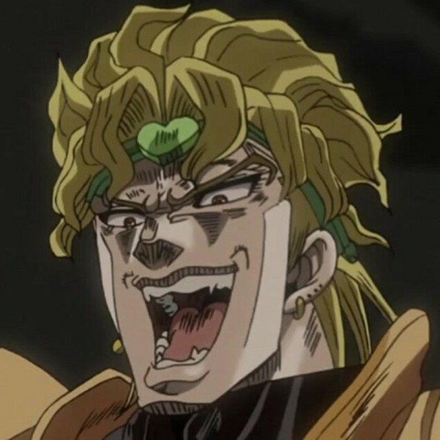 Create meme: dio Brando , dio jo jo, jojo dio Brando