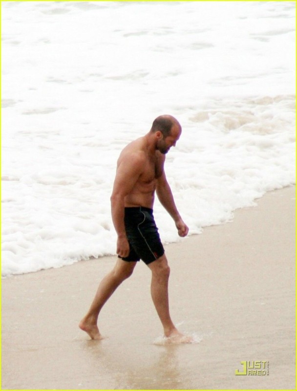 Create meme: Jason Statham , Jason Statham on the beach, statham on the beach