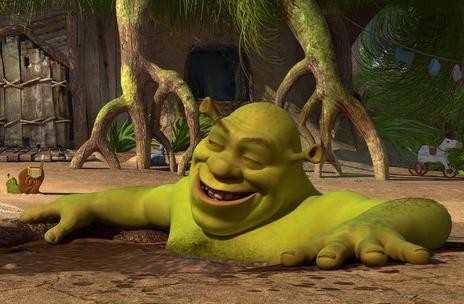 Create meme: Shrek Shrek, Shrek in the swamp, Shrek zabumba