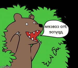 Создать мем: евдокимова мем медведь, медведь из кустов, медведь мем