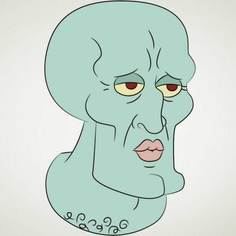 Create meme: squidward's perfect face, meme squidward, squidward 