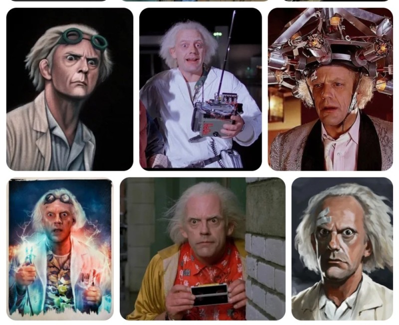 Create meme: Michael J. Fox Christopher Lloyd 2021, Dr. Emmett brown, Emmett brown Christopher Lloyd