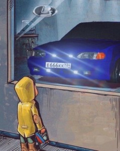 Создать мем: мальчик у витрины, мальчик смотрит на машину за витриной пежо, машина за витриной
