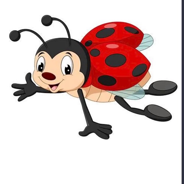 Create meme: ladybug , cartoon ladybug, Ladybug cartoon