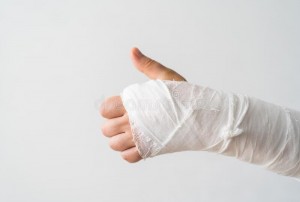 Create meme: a bandaged hand