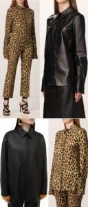 Создать мем: леопардовый принт, эскада блузка шелк принт леопард, леопардовая блузка h&m