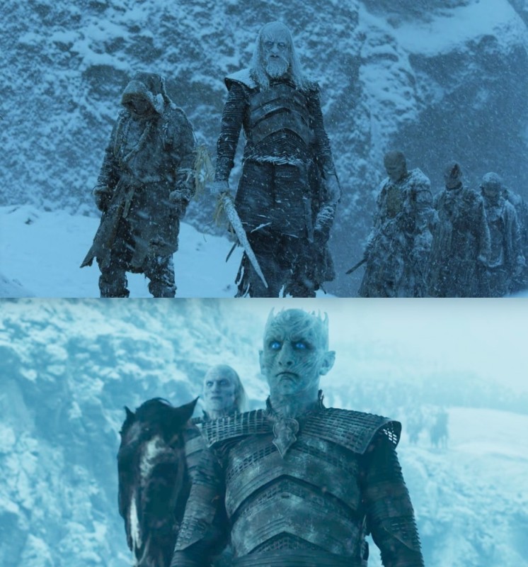 Create meme: white walkers game of thrones, the cold king game of thrones, game of thrones 
