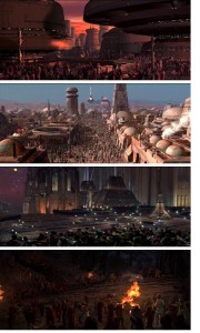Create meme: bespin is the planet in star wars, Coruscant 1920x1080, Coruscant the Jedi temple burning