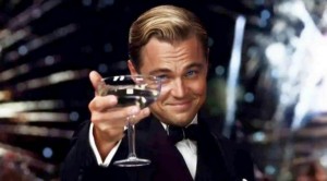 Create meme: the great Gatsby Leonardo DiCaprio with a glass of, Gatsby DiCaprio, Leonardo DiCaprio the great Gatsby