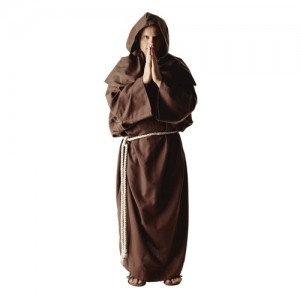 Создать мем: монах в плащ накидка с капюшоном, балахон монаха, костюм средневекового монаха