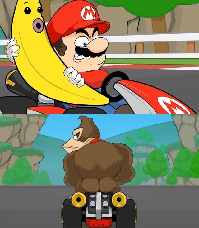 Create meme "Mario , Mario Kart 8, racist mario" .