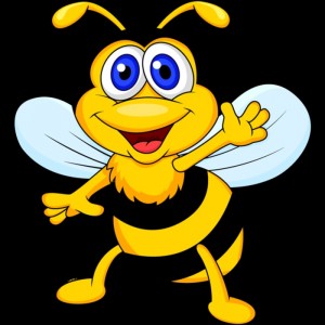 Create meme: düşünen ari clipart, pictures bees cartoon, harissa, a fiery bee,