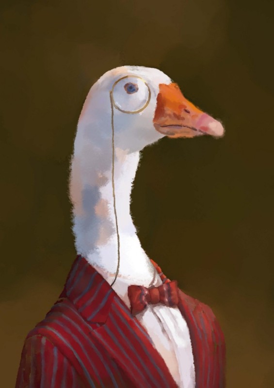 Создать мем: милый гусь, гусь из игры untitled goose, крутой гусь