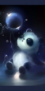 Create meme: animals cute drawings, Panda art