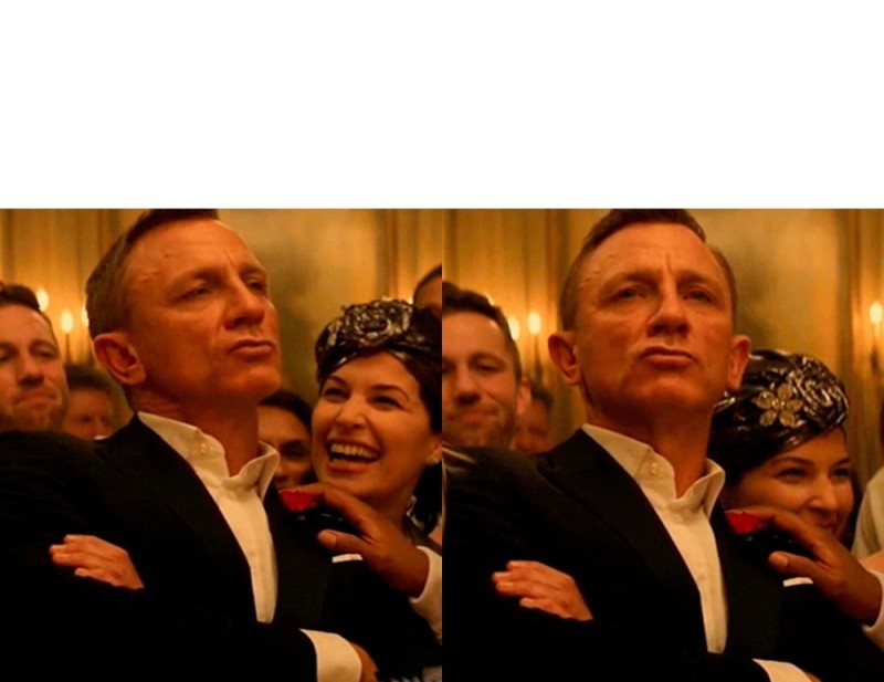 Create meme: a frame from the movie, James bond , Stephen Daldry and Daniel Craig