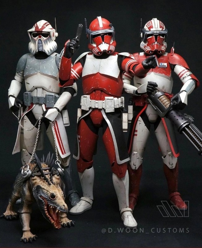 Create meme: clone Commander Fox, clone trooper , clone wars