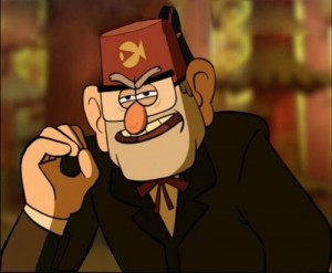 Создать мем: мем рисовач, grunkle stan, стен пайнс