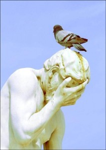 Create meme: people, the statue facepalm