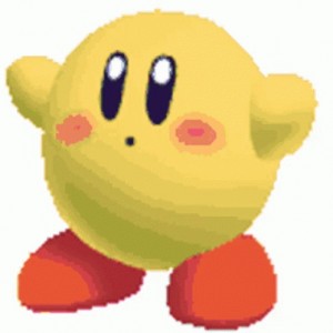 Create meme: toy, kirby