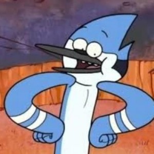 Create meme: mordekay, regular show mordecai, Perverted Mordecai