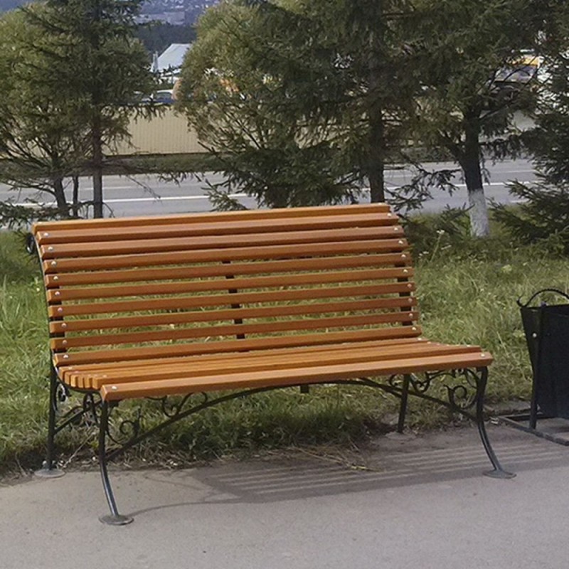 Create meme: garden bench, park benches, forged bench