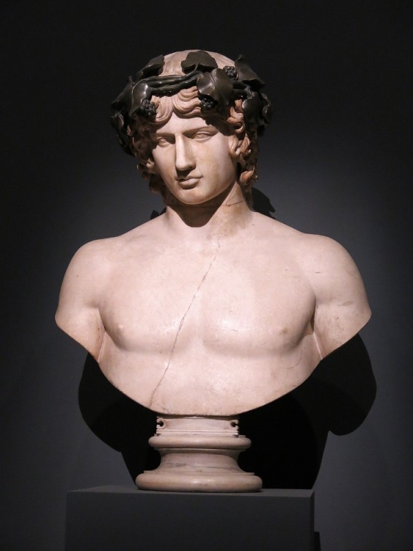 Create meme: the reign of the emperors, bust of dionysus hermitage, bust of antinous dionysus
