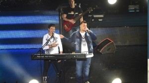 Create meme: Sergey Zhukov and Aleksey Potekhin, concert, Hands Up!