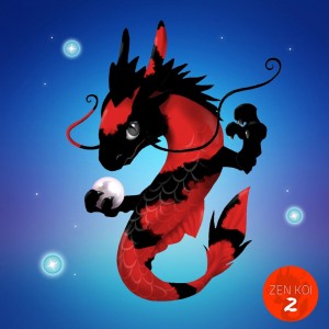 Создать мем: игра zen koi 2 драконы, зен кои 2 драконы, zen koi 2 dragon