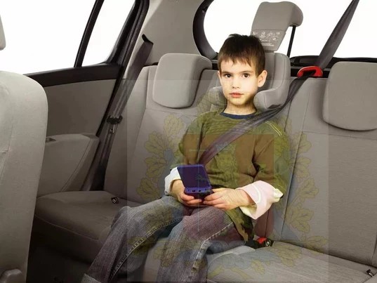 Create meme: booster seat for children, car child seat, a boy in a car seat
