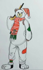 Создать мем: снеговик новогодний, illustration, милые рисунки