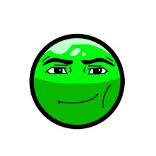 Создать мем: смайлик зеленый, мальчик, зеленый йоба