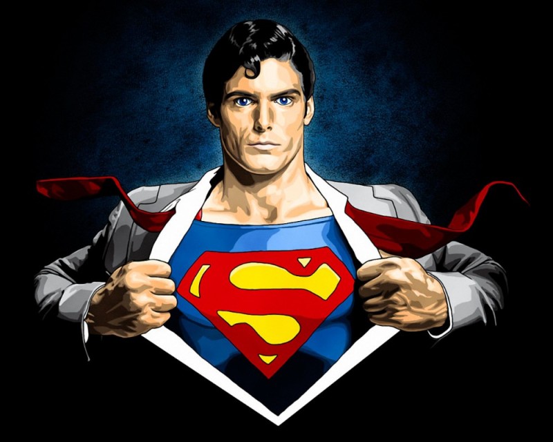 Создать мем: супермен из комиксов, портрет в образе супермена, кларк кент супермен