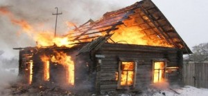 Create meme: burnt house, burning house
