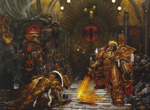 Create meme: the Emperor of mankind, Warhammer 40,000