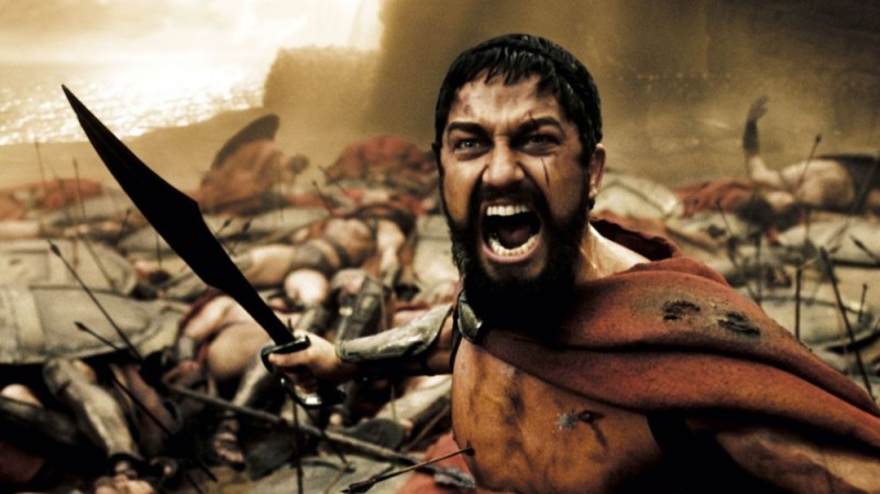 Create meme: Tsar leonid zis is sparta, the last battle of 300 Spartans, this is Sparta