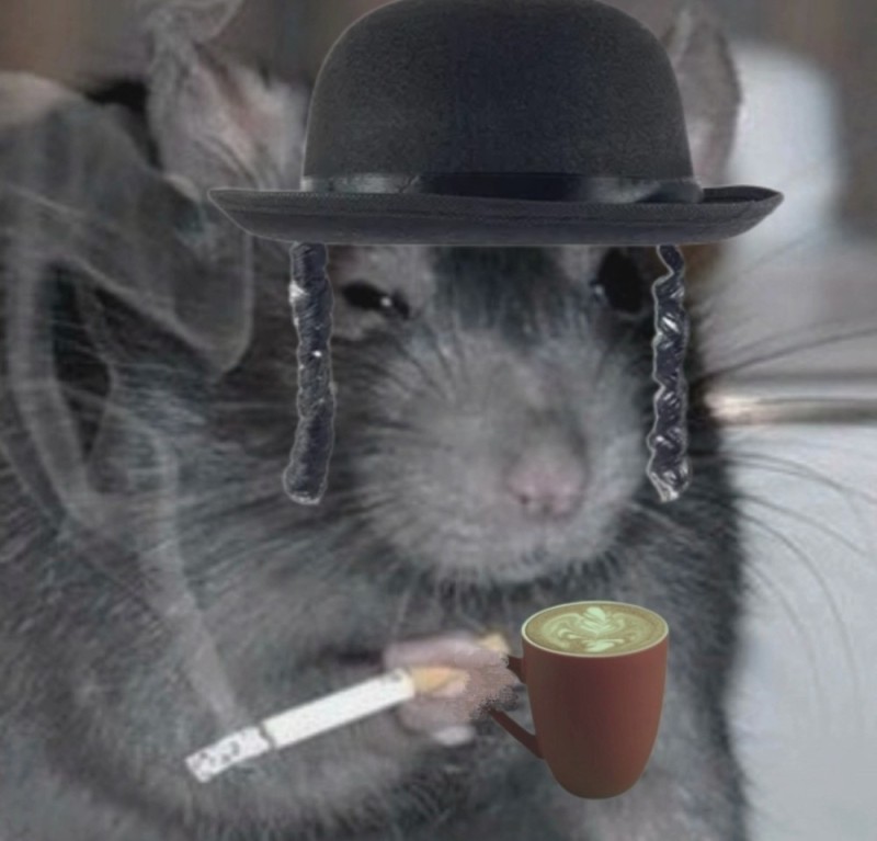 Create meme: mouse with a cigarette, rat meme, rat with cigarette meme